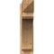 Ekena Millwork Legacy Arts & Crafts Rough Sawn Outlooker, Western Red Cedar, 8"W x 30"D x 30"H OUT08X30X30LEC03RWR - alternate 3